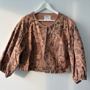 Women's Owl Print light coat